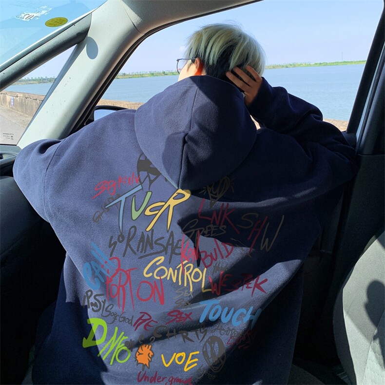 直播460克超厚潮牌重磅纯色连帽卫衣力推男XZ517A-2-WY8842-P68,男装卫衣,星座517A-2