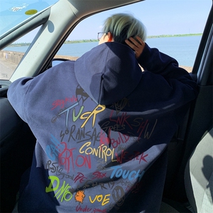 直播460克超厚潮牌重磅纯色连帽卫衣力推男XZ517A-2-WY8842-P68图片
