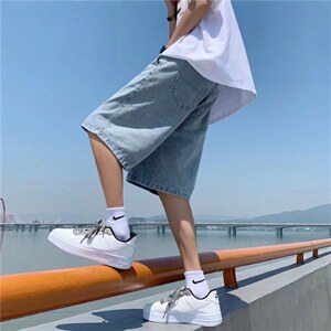 夏季高街短裤男生5分宽松薄款外穿港风潮流休闲五分中裤DK307-p33图片