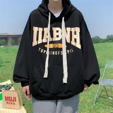卫衣男春秋ins潮印花外套韩版潮流宽松百搭连帽上衣服W3810-P38，男装卫衣，星座512-2