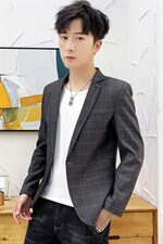 西服套装男外套韩版修身帅气潮流休闲职业小西装上衣单件，男装西服，星座509