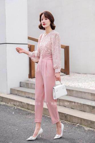 新款套裤，女装，水恋百合