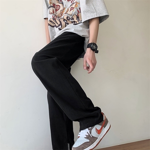 高街vibe休闲裤男潮牌宽松休闲长裤美式复古直筒冲锋裤K3027-P40图片