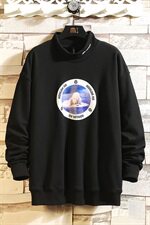 【】A003-HW3122-P50新款掩泣北极熊印花卫衣凹凸墙，男装卫衣，电商A003