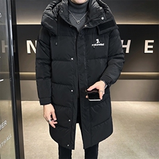长款男冬季加厚2025新款连帽休闲外套男A313-9909-P260，女装短外套，电商A313