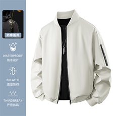 2025秋季新款达播直播品质休闲夹克飞行服防风衣外套W600-P30，男装风衣，星座1402-3