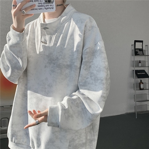WY10175 特P42 现货春季新款螺纹拼接高质量连帽大码卫衣上衣男图片