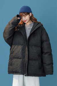 2025年冬季新款棉衣大码压皱连帽棉袄棉服A071-M12-P125,男装棉衣,电商A125