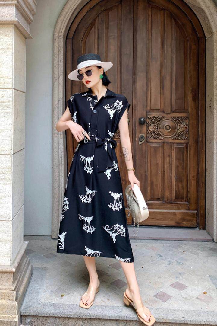 夏装连衣裙，套装，女装连衣裙，红燕子