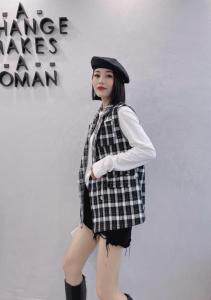 秋季格子外套，其它，DCXY 超越