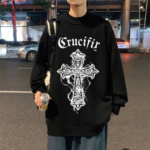 半高领毛衣男士大码针织衫男毛线衣男 M18268-P45 加绒款-P65图片