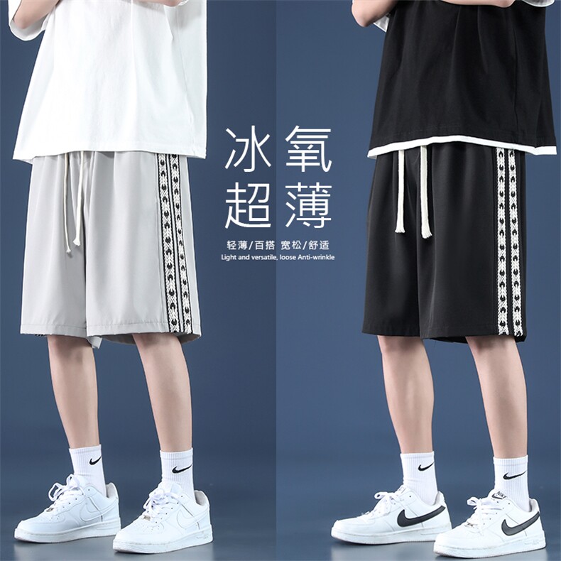 夏季潮流2022百搭新款运动风超薄五分短裤  DK523-特批21图片