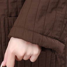 2023年秋冬单排扣中长款棉大衣，女装棉衣/棉服，小林双子