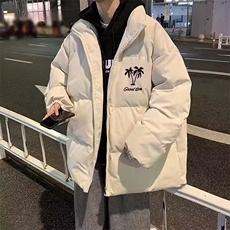 棉服男款冬季美式立领时尚棉服加厚棉衣外套短款面包服TT1000P62，男装棉衣，星座1013-5