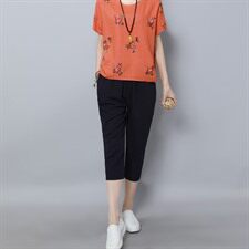 裤子2021年春季修身显瘦纯色中腰均码休闲流行韩版运动百搭，女装连体裤，涵誉