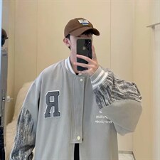 男秋季外套潮牌街头夹克棒球服Y77P40，男装夹克，星座1116-2