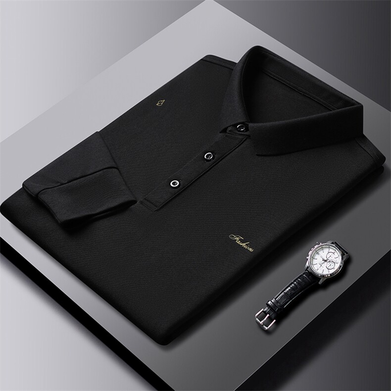 2023年春款男士上衣POLO长袖T恤P60，女装T恤，电商D223-1