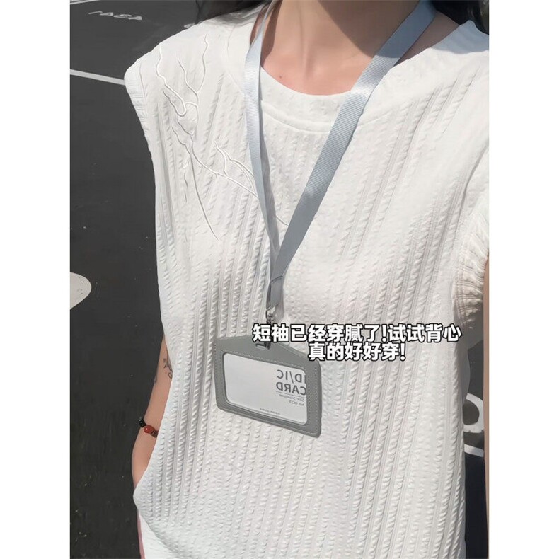 XZ809A/FFF02/特P24/控48美式V领坎肩万针绣花背心T恤,男装背心/马甲,星座809A(原222-1)