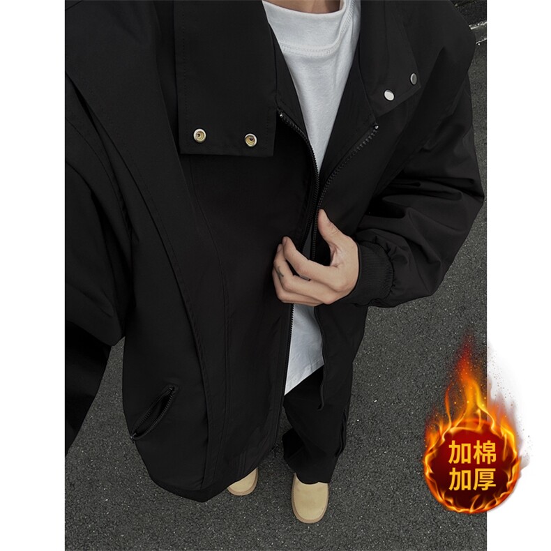 档口图 加厚夹棉外套棉袄  加厚棉服DY2486-P80 夹克DY2485-P70图片