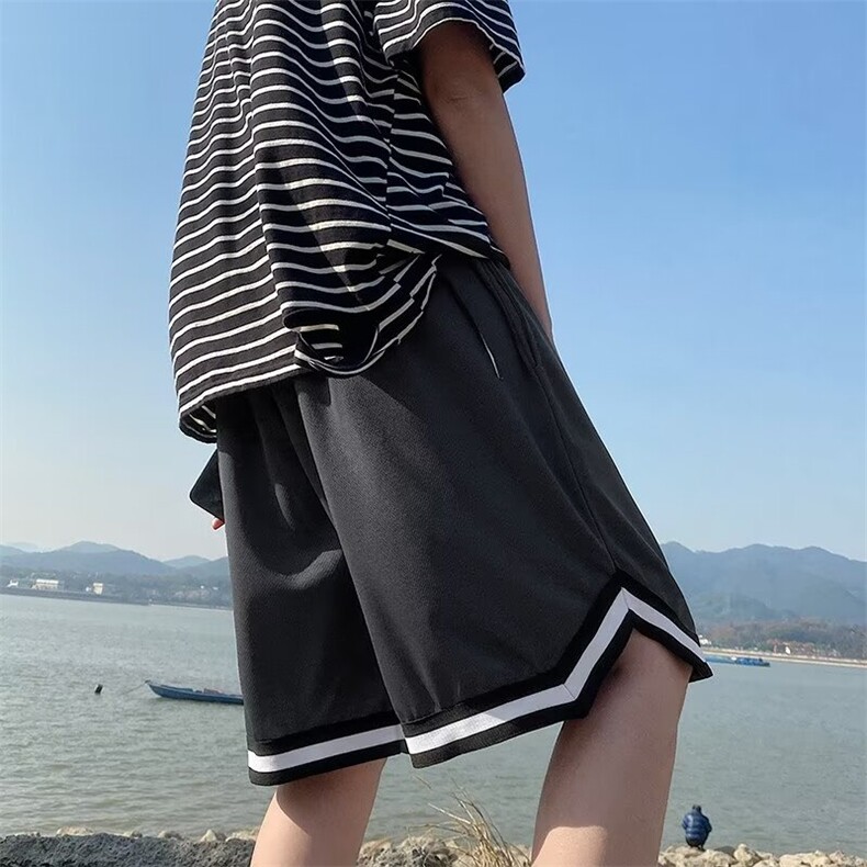 2024新款夏男青少年时尚休闲运动宽松短裤GK02P18,男装牛仔裤,星座1116-2