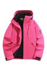 户外连帽男女新款三合一防风防水登山服石墨烯保暖外套H6188-P90，男装棉衣，星座1403A