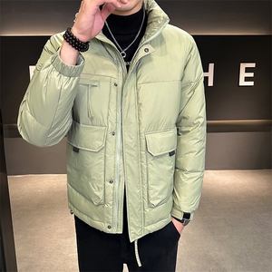 新标50 男士立领羽绒服店主风冬季高级感加厚外套YR8101-P180图片