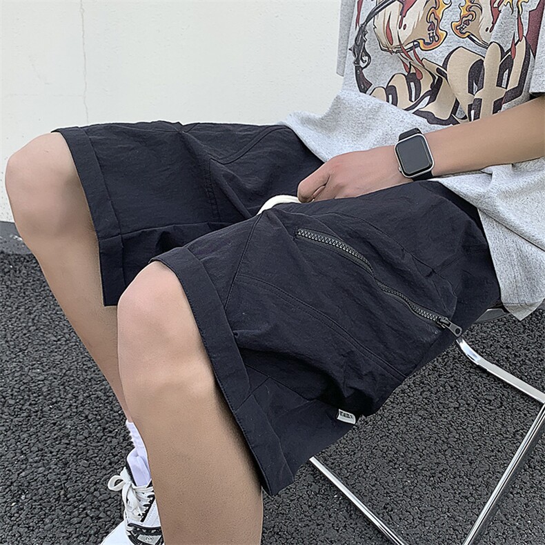 高品质潮流大口袋休闲短裤宽松大码五分裤A161-D9207-P45,男装休闲裤,电商A161