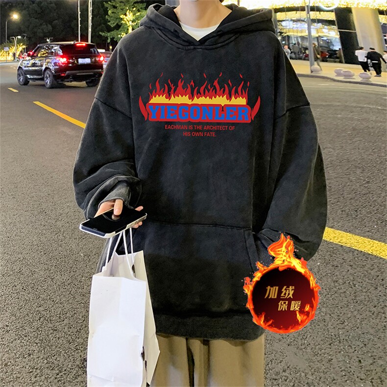 直播品质500克重磅美式做旧水洗卫衣SL1551-常规特P55加绒特P65,男装卫衣,电商A486