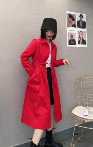 春装新款休闲风衣，女装风衣，依伊贝诺