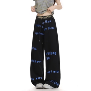 女童裤子夏季薄款牛仔裤新款洋气阔腿直筒裤儿童春夏装休闲长裤潮图片