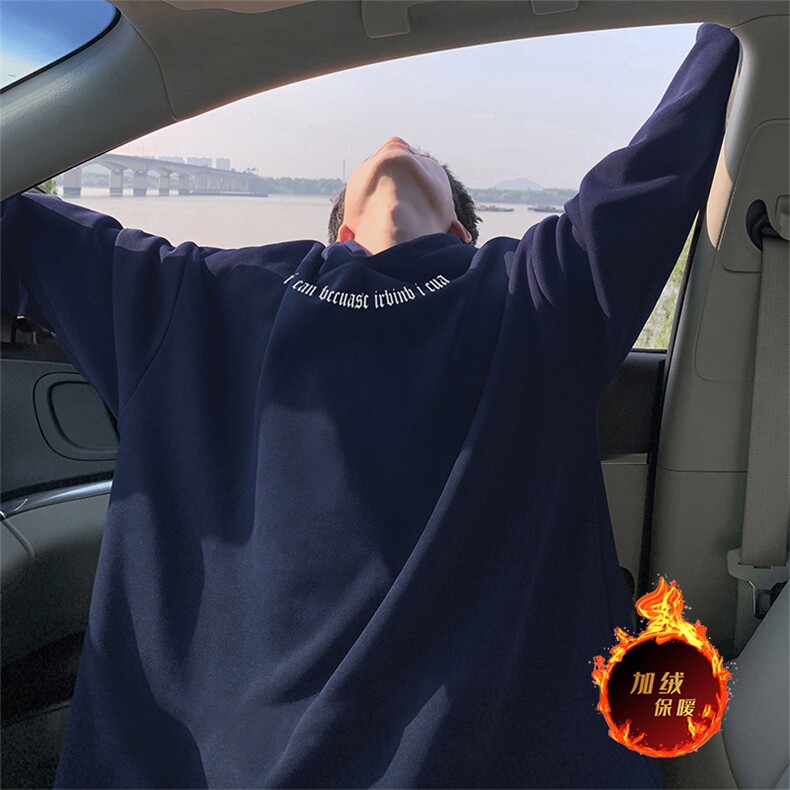 抖音得物供货可提供视频秋冬重磅美式宽松连帽卫衣WKD30,男装卫衣,电商A486