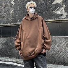 美式连帽卫衣男秋季宽松休闲百搭上衣914-4-Q44P55，男装卫衣，星座914-4