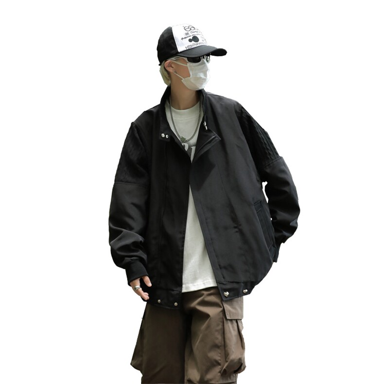 抖音直播！垫肩阿尔法飞行员夹克男XH35-70,男装夹克,电商B367