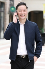 NN9953钱塘2020-3春秋薄款商务休闲百搭中年男士夹克外套P62，男装夹克，钱塘207-3