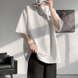 8XL-M  重磅！特大码T潮牌上衣男中性华夫格短袖T恤DX304P25控39图片