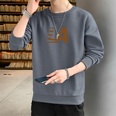 2026秋季新款休闲男士百搭潮流字母印花卫衣打底大码上衣打底学生，男装T恤，星座1816-2（原1210–2）