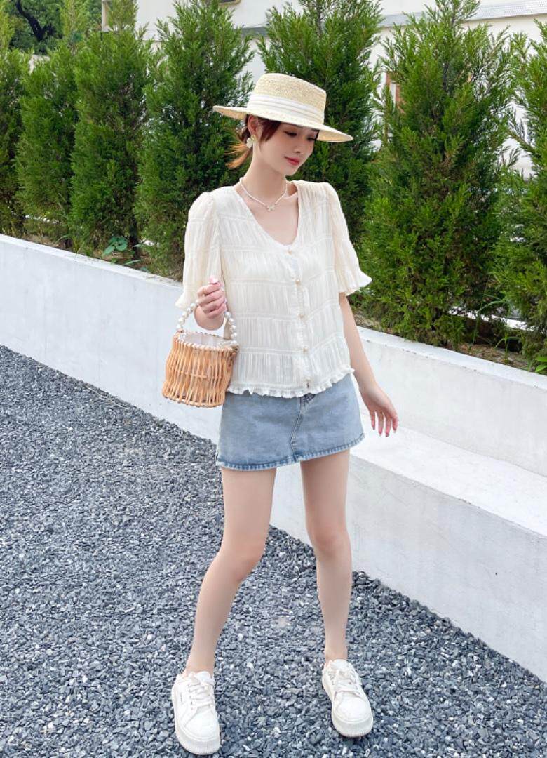 时尚韩版小开衫，短袖雪纺淑女气质高雅减龄，其它，时尚靓姿