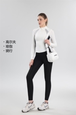 2025新款拼色/蕾丝瑜伽运动防晒衣，女装衬衫，东正羊绒