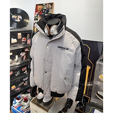 405A美式高街撞色短款棉服加厚立领面包服MY24919-P125控158，男装棉衣，星座405A