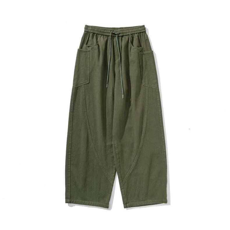 秋冬大码日系复古工装休闲裤哈伦阔腿裤美式休闲潮男女K276/P70,男装休闲裤,钱塘713