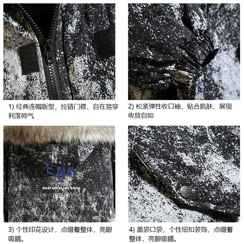 MC49120-P135日系潮棉衣男大码派克服男工装棉服外套棉袄砖墙,男装棉衣,电商A040A
