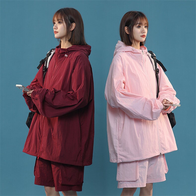 UPF100+有报告 凉感轻薄透气套装防晒服 两件套HS628-P75图片