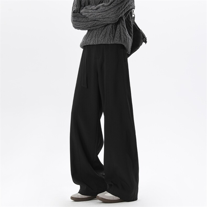 2025秋季新款无影墙老钱复合棉麻西裤M-5XLHK25790-特P45，男装西裤，电商A022