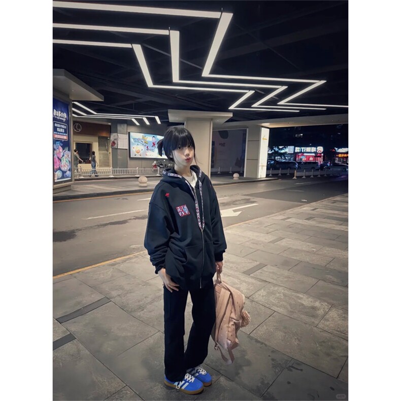 5277-P62原版做法华棉抗起球宽松休闲卫衣薄款/加绒,女装卫衣/绒衫,星座617A-2