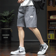 夏季新款短裤男宽松潮流港风百搭休闲五分裤运动短裤325-P20控48，男装牛仔裤，星座717