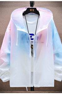 渐变冰丝防晒服夏季薄款户外防紫外线透气夏防晒衣服 A438-09-P40图片