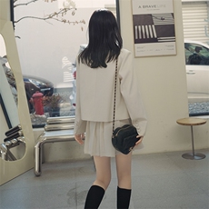 现货风西装＋百褶裙套装P165-K228，女装套装/套裙，2C299