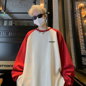 抖音得物高品质重磅二开全棉阔版支持退换 360克插肩圆领卫衣0104图片