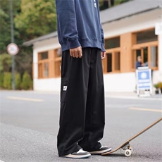 美式hiphop复古直筒宽松休闲裤2024新款潮牌工装裤男K7649-P40，男装休闲裤，星座512-3