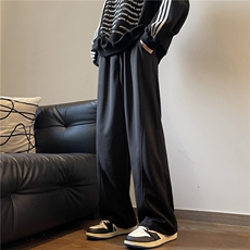 斜纹美棉vibe美式垂坠感拖地百搭休闲卫裤男-A061-LX70038-特P36，男装休闲裤，电商A061
